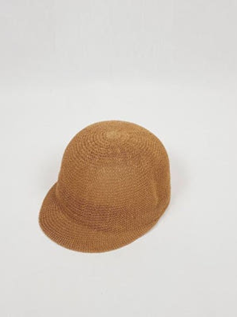 Round Equestrian Straw Hat