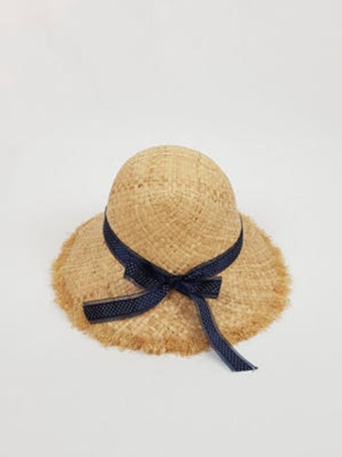 Fringed Raffia Hat