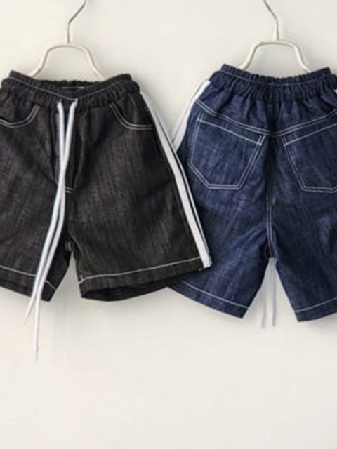 Denim Tape Half Pants Denim Tape Half Pants