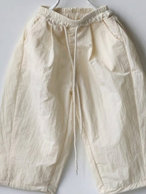 Washed Stretch Wide Pants Washed Stretch Wide Pants