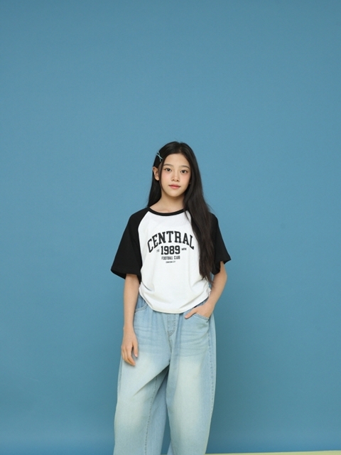 Shirring Raglan Tee