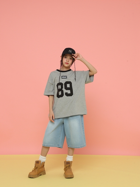 Wide Bermuda Denim Pants