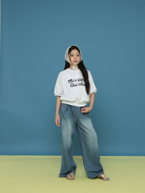 Wide Denim Pants