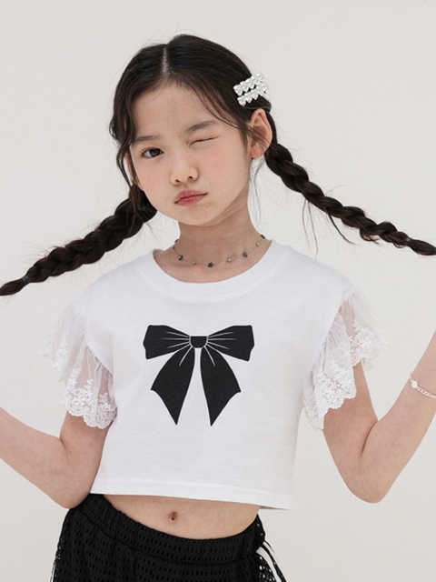 Ribbon Frill Tee Ribbon Frill Tee