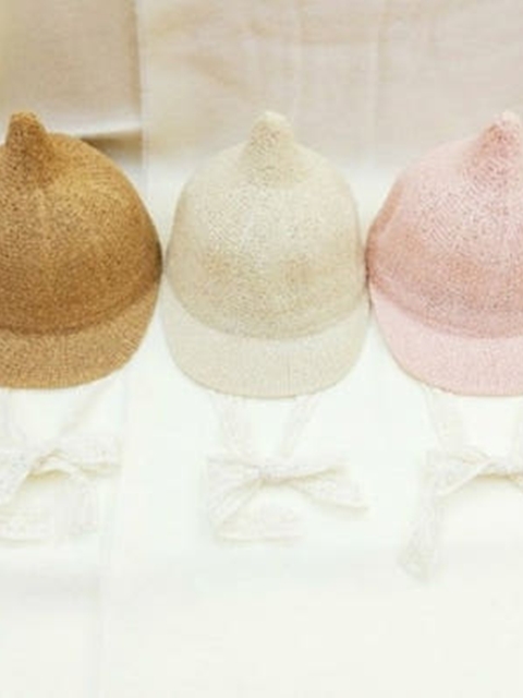Straw Horn Lace Hat Straw Horn Lace Hat