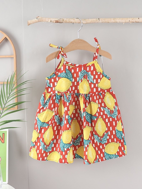 Lemon Strap One-piece