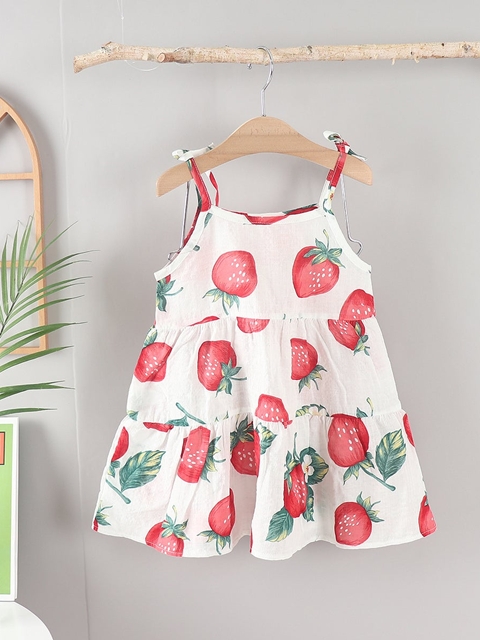 Strawberry Strap One-piece