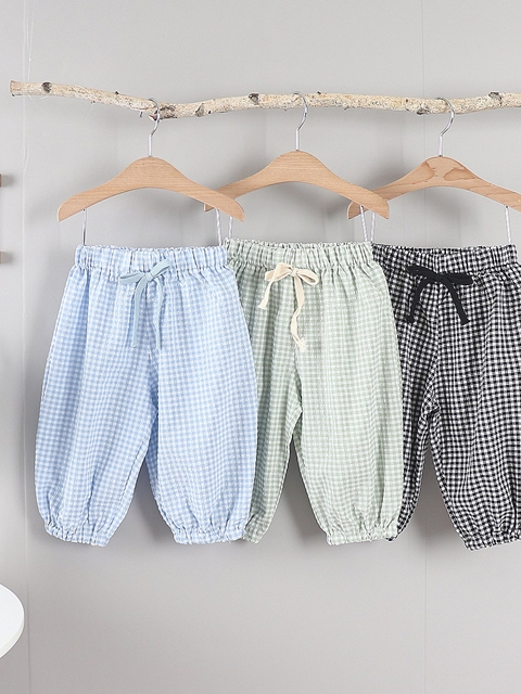 Small Check Pants
