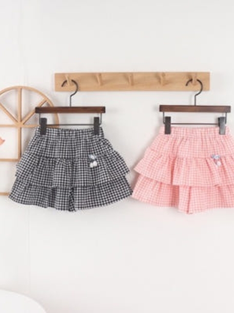 Check Skirt Pants Check Skirt Pants