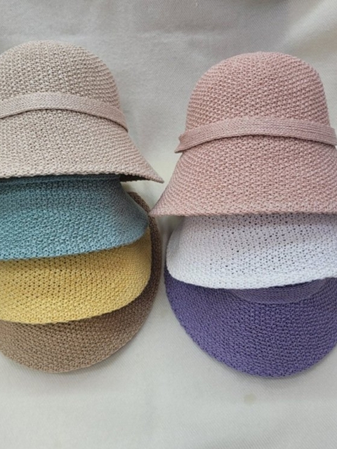 Crochet Straw Bonnet
