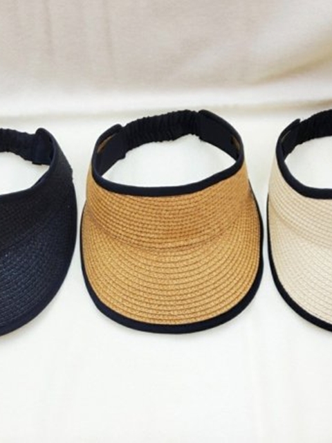 Straw Band Sun Cap