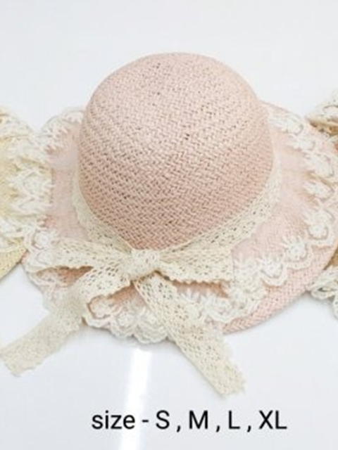 Lace Straw Hat