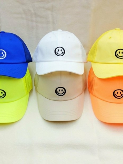 Smile Mesh Ball Cap