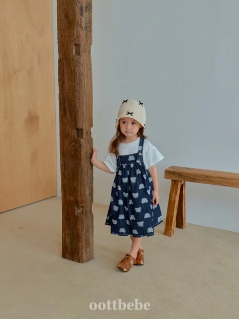 Jelly Bear Denim One-piece Jelly Bear Denim One-piece