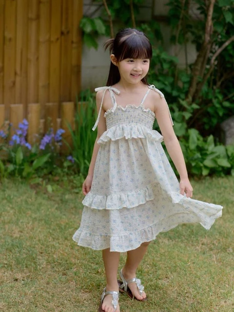 Strawberry Flower Tiered One-piece