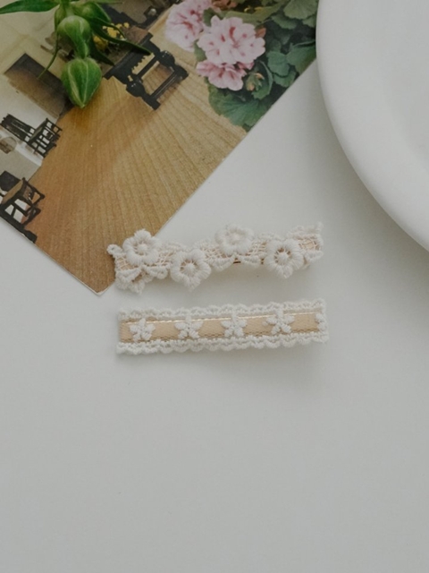 Shirring Flower Cotton Hairpin