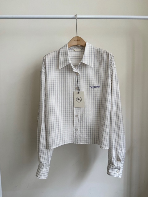 Check Cropped Shirt
