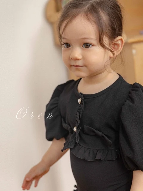 Lindsey Bolero Swimsuit Set (Kids, Black)
