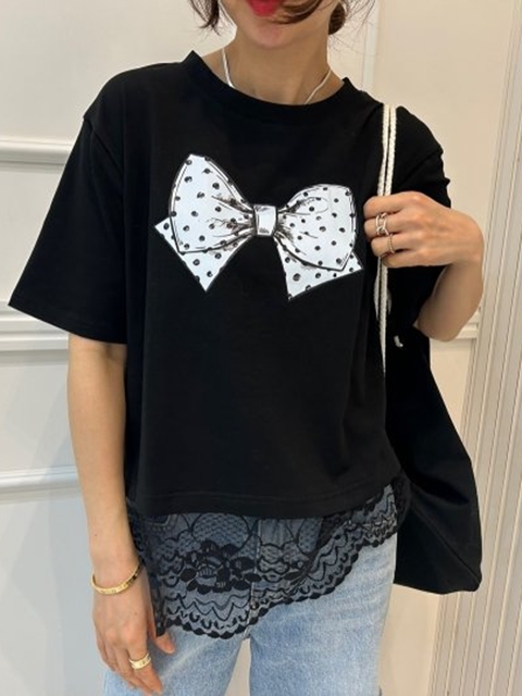 Ribbon Lace Tee