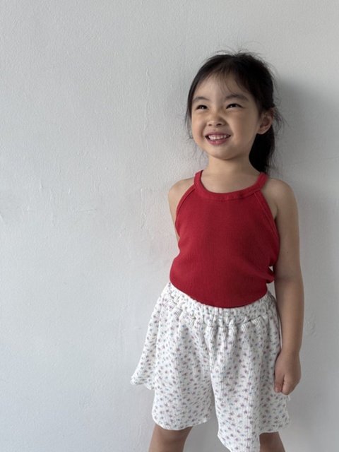 Halter Ribbed Sleeveless