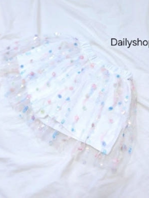 Flower Tutu Skirt Pants