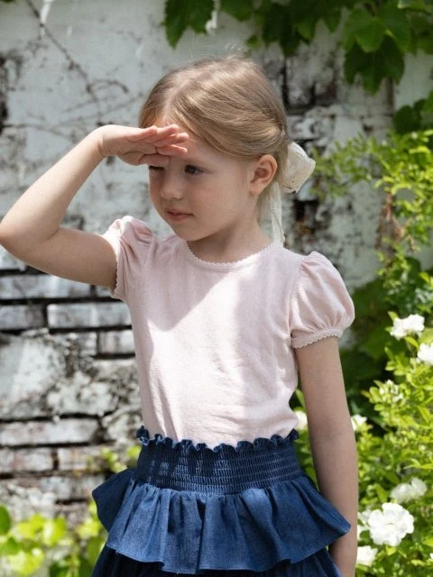 Rosy Pin Coat Tee