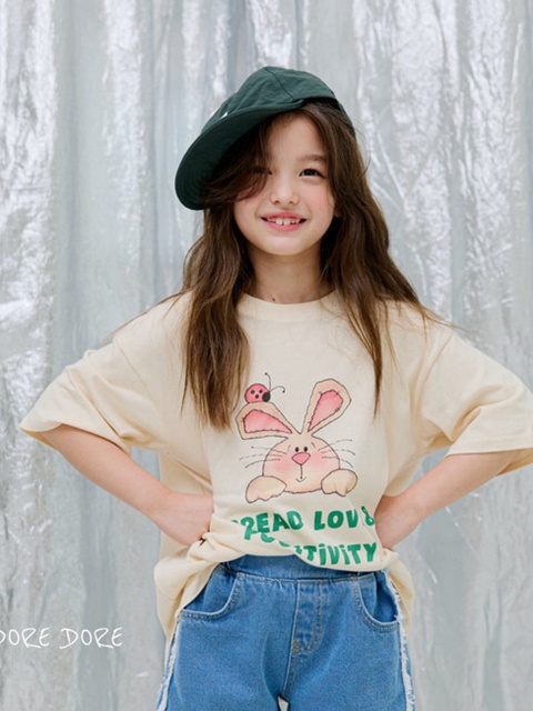 Rabbit Digital Crop Tee