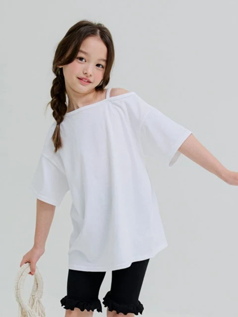 Unbalanced Off-Shoulder Tee