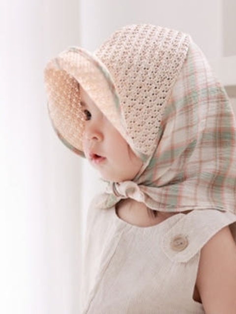 Straw Bonnet Bucket Hat