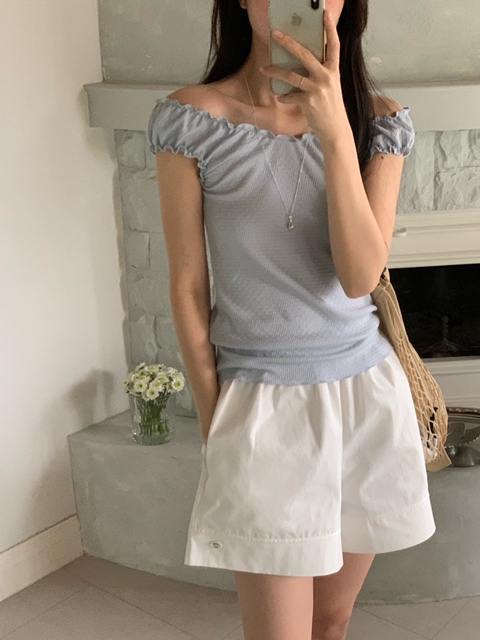 Wave Sleeveless Blouse Wave Sleeveless Blouse