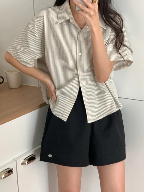 Sherbet Crop Shirt Sherbet Crop Shirt