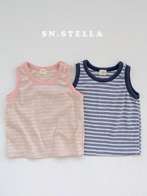 Melange Stripe Sleeveless Melange Stripe Sleeveless