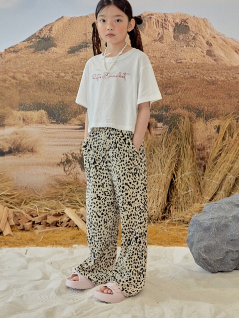 Leopard Pleated Pants (Kids)
