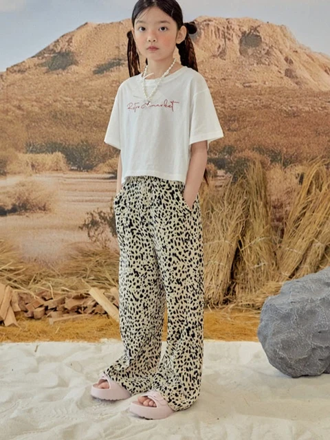 Leopard Pleated Pants (Junior)