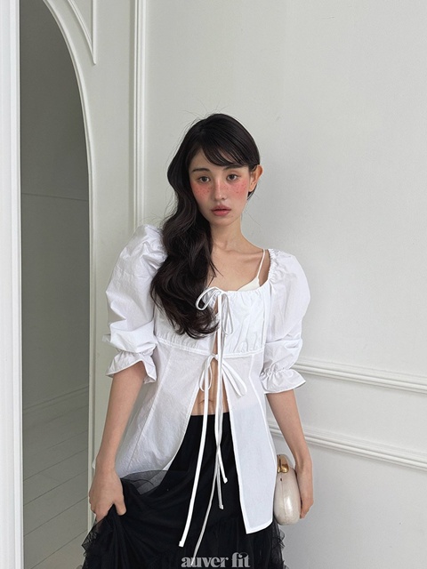 Square Off-Shoulder Blouse