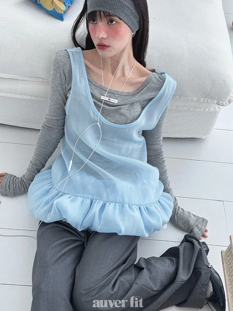 Organza Balloon Shawl Dress