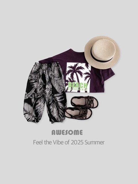 (Tencel) Beach Short-Sleeve Tee
