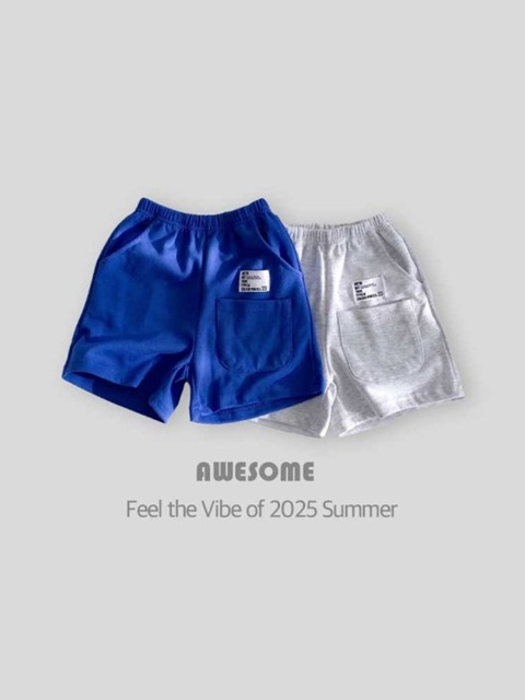 Label Cotton Knee-Length Pants Label Cotton Knee-Length Pants