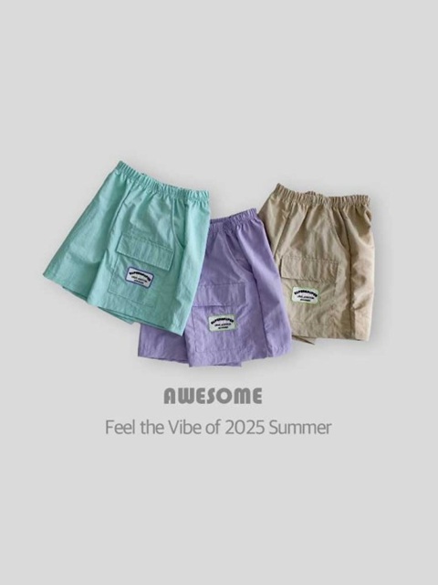 (Waterproof) Origami Pocket Half Pants (Waterproof) Origami Pocket Half Pants