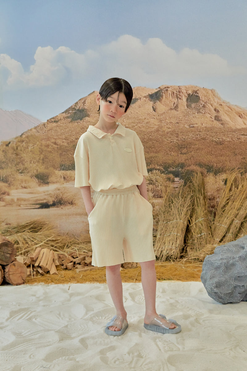 A-Market - Korean Children Fashion - #Kfashion4kids - Collar Pleated Tee - 12