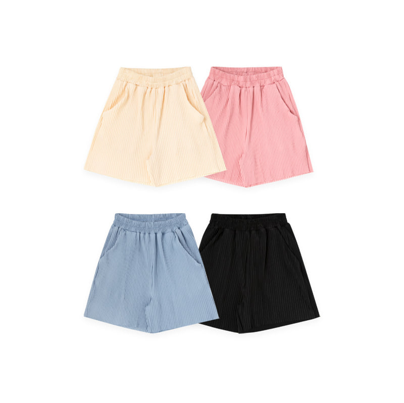 A-Market - Korean Children Fashion - #Kfashion4kids - Pleated Half Pants - 3