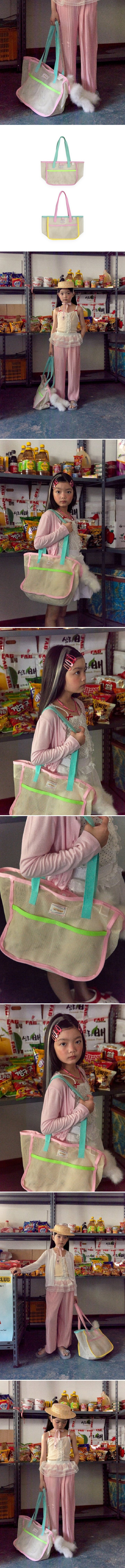 A-Market - Korean Children Fashion - #childofig - Color Mesh Beach Bag - 2