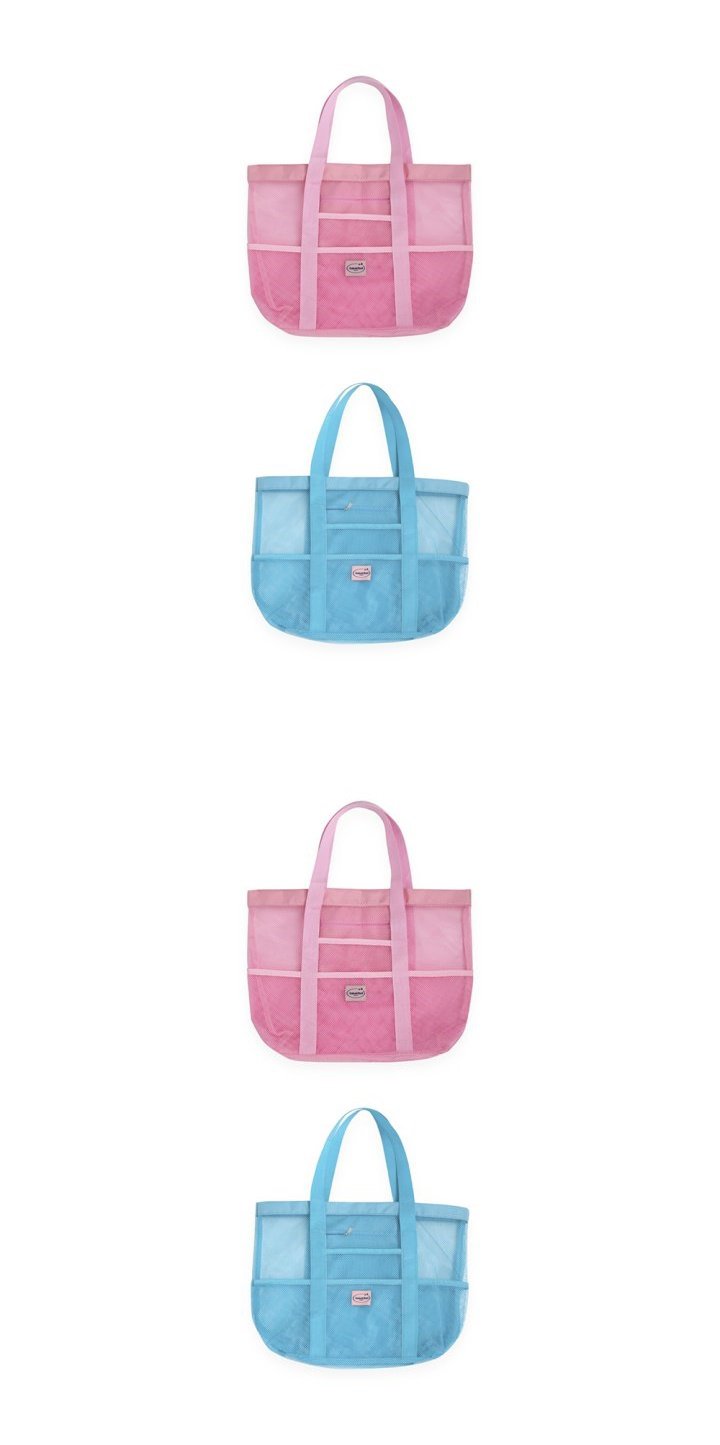 A-Market - Korean Children Fashion - #childofig - Solid Mesh Beach Bag - 2