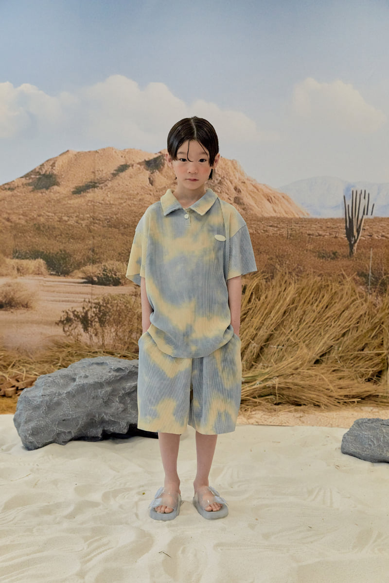 A-Market - Korean Children Fashion - #designkidswear - Water Collar Pleated Tee (Junior) - 11