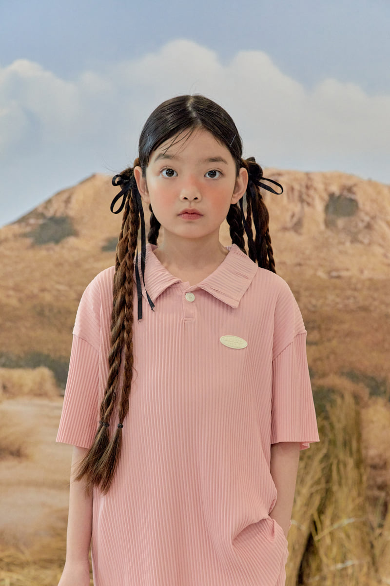 A-Market - Korean Children Fashion - #designkidswear - Collar Pleated Tee - 6