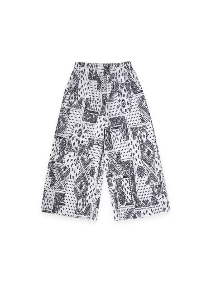A-Market - Korean Children Fashion - #discoveringself - Paisley Pleated Pants (Kids)