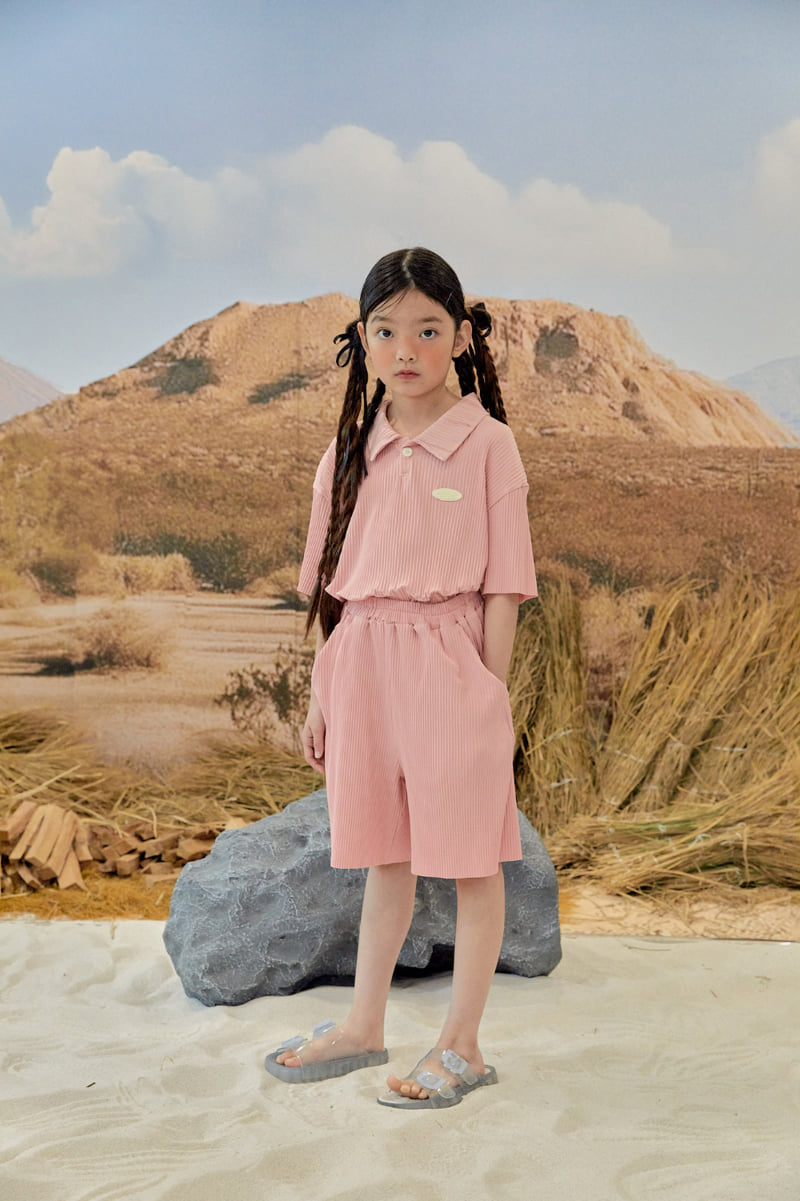 A-Market - Korean Children Fashion - #fashionkids - Collar Pleated Tee - 8