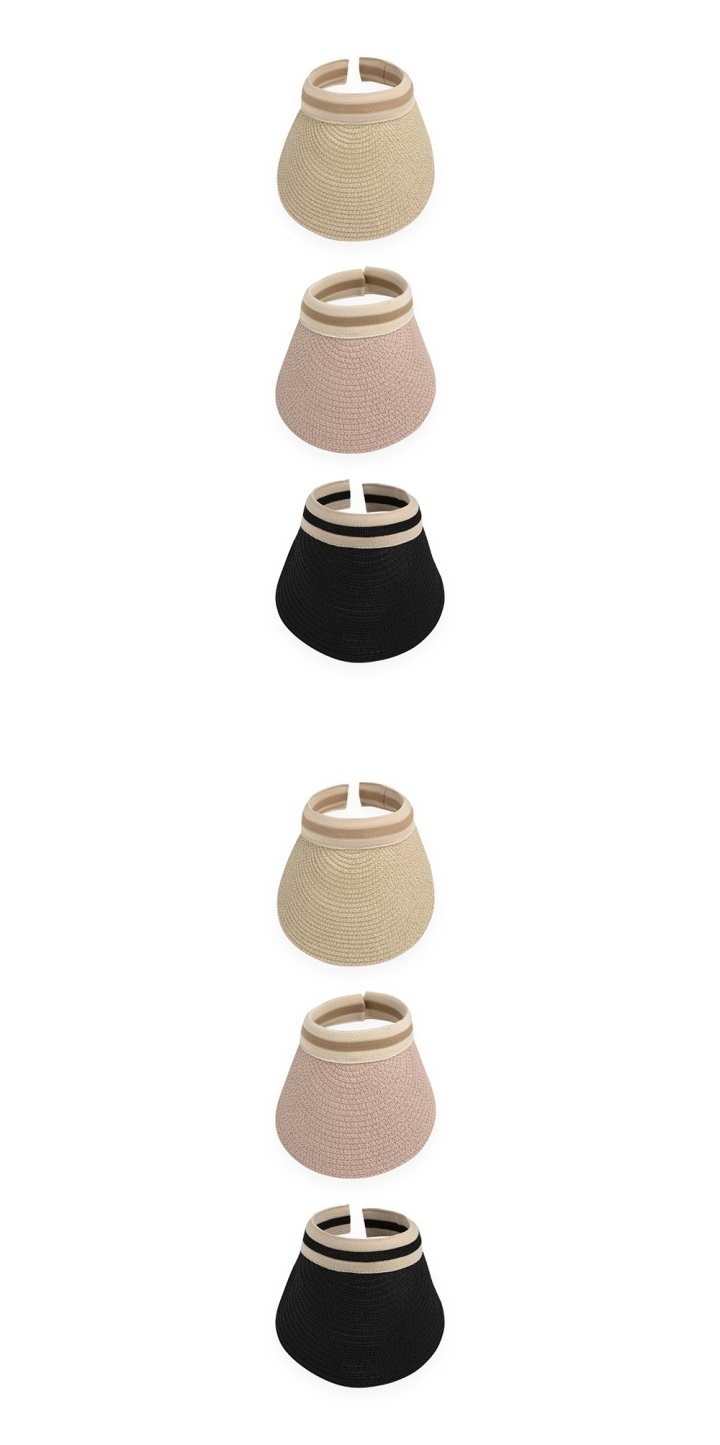 A-Market - Korean Children Fashion - #littlefashionista - Straw Sun Cap - 2