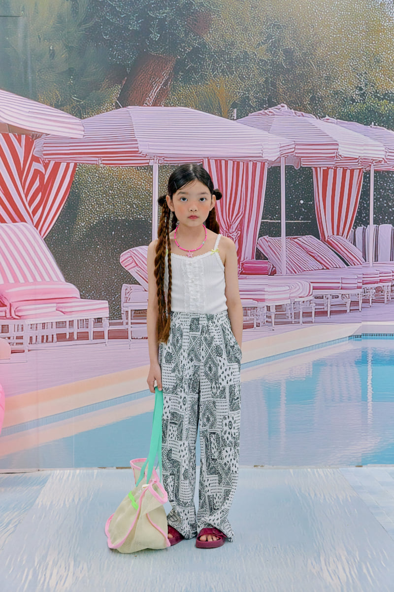 A-Market - Korean Children Fashion - #minifashionista - Paisley Pleated Pants (Kids) - 9