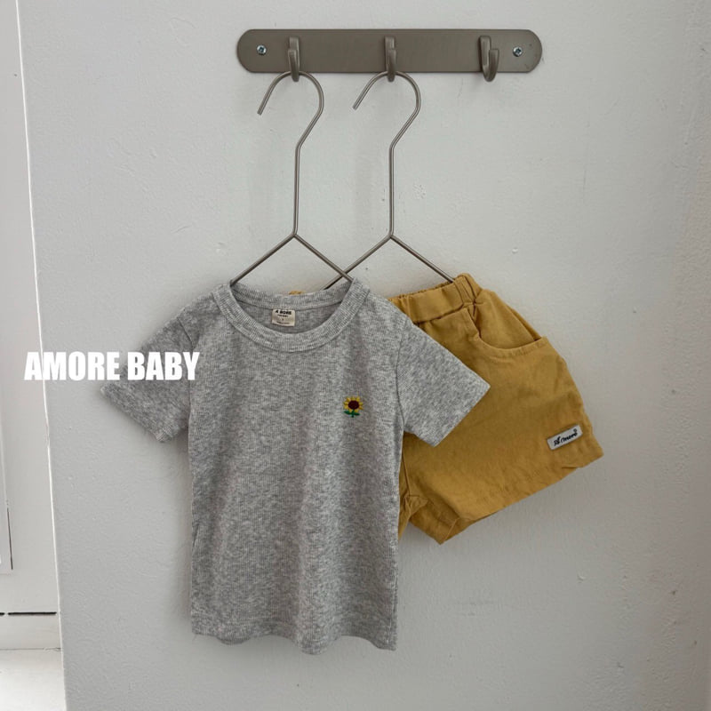 A More - Korean Baby Fashion - #babyfashion - Sunflower Tee - 6